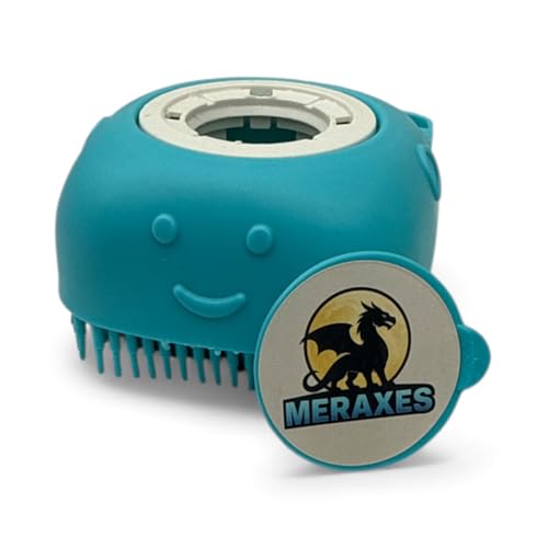 MERAXES Pet Grooming Bath Brush with Soap Dispenser – Soft