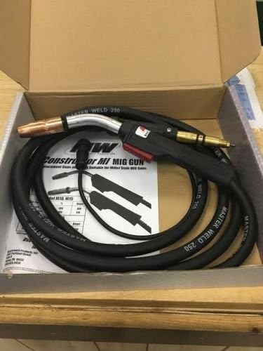Masterweld Miller 250 amp 169598 Mig Welding Gun Torch Stinger M-25 15 ft M25 (1)