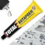 Butapren Butaprem Universal Glue - Strong & Flexible for DIY, Shoe Repair, Craft, Rubber, Leather - Waterproof Contact Adhesive 35 g for PVC, Foam, Wood, Construction, Cork, Felt, ABS - Quick Bond