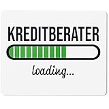JUNIWORDS Mauspad Mousepad, Kreditberater Loading (6204286)