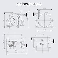 HOCENWAY Verbessertes superleichtes großes Getriebe HGX-LITE Extruder gehärteter Stahl Reduktionsgetriebe kompatibel mit Voron, Ender 5 Serie, Ender 3 V2/Pro CR10 CR10S und anderen DIY-3D-Druckern – Ansicht 6