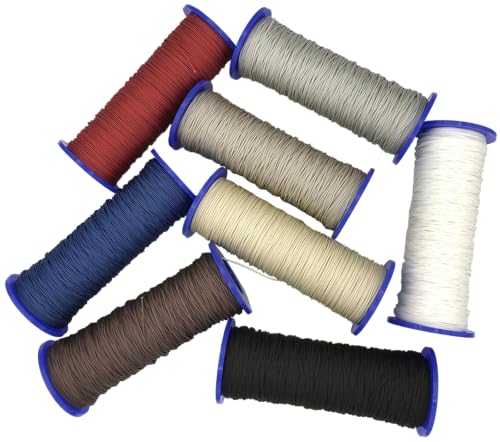 ps FASTFIX Schnur für Plissees 0,8 mm - 8 Farben - Plisseeschnur - Spannschnur für Plissee weiß, 20 Meter