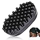 HAMKU 1 Pcs Haarbürste, lockiges Haarbürste, Gummi Haarbürste, Dreadlock -Twist -Styler -Pinsel Waschbares Afro Haarschwamm Afro -Schläger für schmutzig geflochtene lockige Haare, Sponge für Haare