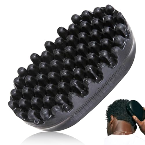 HAMKU Brosse à cheveux, brosse cheveux bouclés, brosse à cheveux en caoutchouc, eponge cheveux...