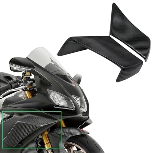 Ailerons Moto RSV4 RF pour Vos Sorties Circuit | Déflecteurs Style Carbone