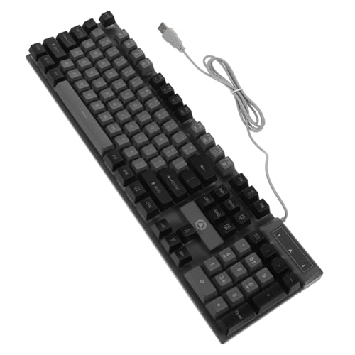Clavier de jeu RGB ergonomique USB : châssis renforcé et touches rétroéclairées pour PC fixe