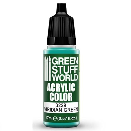 Green Stuff World Viridian Green Maxx Formula Acrylic Color Paint 17Ml