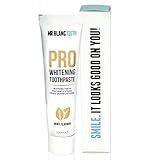 Mantenga su esmalte fuerte. Mr Blanc Teeth Pro Whitening Toothpaste 100ml