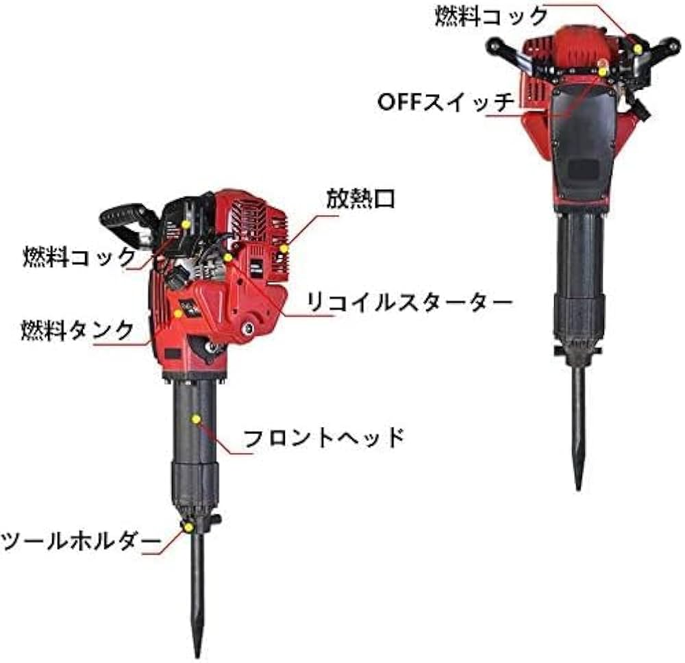 Amazon | エンジンブレーカー ハンドブレーカー 破つりハンマー