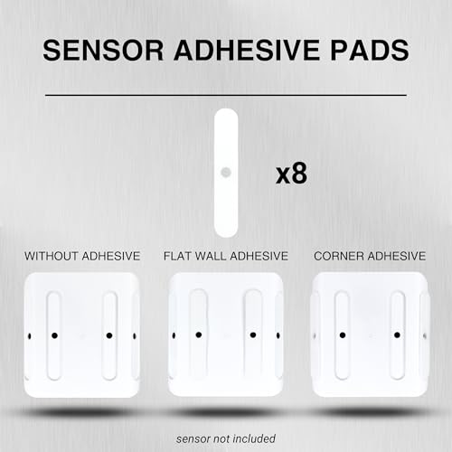 Image of Replacement Adhesive for Ring Motion Detectors - Strong Double-Sided Tape for Easy Installation (8 Pads for 4 Detectors)