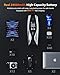 NEXPOW 6000A Jump Starter, 24000mAh Battery Jumper Starter Portable with 60W PD Fast Charging, Powerful Car Jump Box with 3.2″ HD Display, DC Output, for 12V All Gas Engines/Up to 12L Diesel