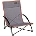 Portal Sedia da Spiaggia Pieghevole Leggera con Schienale Alto Comoda Sedia Pieghevole da Esterno Grigia