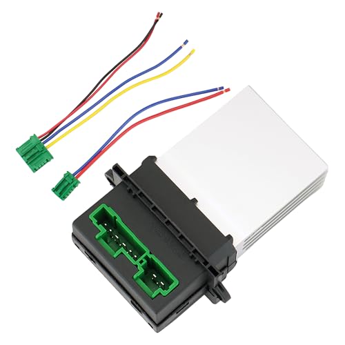 ERMWALR Resistencia de calefacción de coche con enchufe de cableado para Nissan Note para Citroen C5 / C3 / C2 para Peugeot 207/406 / 607/1007 para Renault Scenic I/II Calentador Ventilador