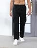 CTU Mens Cargo Joggers Trousers Fashion Casual Tracksuit Bottoms Lightweight Elasticated Waist Open Hem Sweatpants Black XXL #1