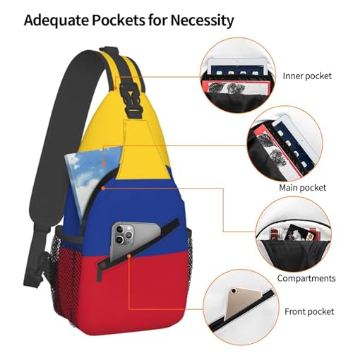 Mochila cruzada de Colombia para viajes y trabajo diario 5