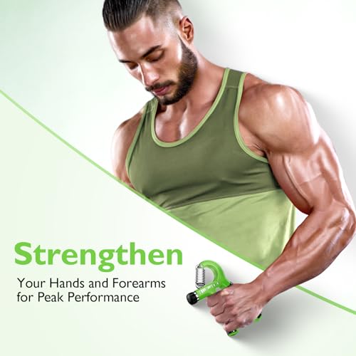 Image of FitBeast Grip Strengthener Forearm Strengthener, Adjustable Hand Grip Strengthener for Strength Training & Rehabilitation, 10-132 lbs Resistance, Ideal for Athletes and Physical Therapy (1 Piece)