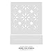 Jewel Tile Stencil - Reusable Floor and Tile Stencil for Painting - Easy Bathroom & Kitchen Makeover - DIY Home Décor Alternative to Wallpaper (Large 12x12)