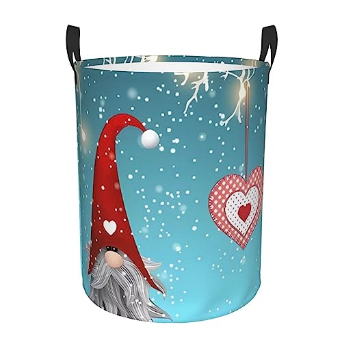 Grand panier à linge traditionnel de Noël étanche et pliable pour vêtements - 2