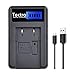 Tectra 2-Pack NB-2L NB-2LH Battery + Rapid LCD Display USB Charger for Canon PowerShot G7 G9 S30 S40 S45 S50 S60 S70 S80 DC410 DC420 VIXIA HF R10 HF R100 HF R11 EOS 350D 400D Digital Rebel XT XTi