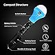 Lepro Campinglampe, Tragbare Zeltlampe, LED Camping Laterne, Camping Licht, Glühbirne Set-Notlicht 4 Stück für Camping Abenteuer Angeln Garage Notfall Stromausfall, 12 AAA Batterien enthalten