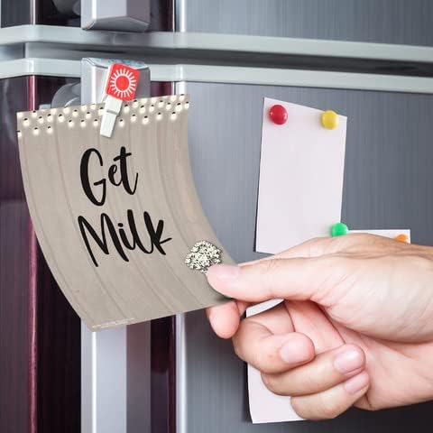 Miniatura 5 de Stonehouse Collection Bloc de notas rústico bloc de notas de lista de tareas hechas en Estados Unidos, artículos de papelería linda, suministros de