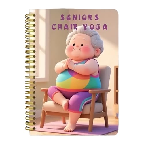 Generisch Chair Yoga Per Anziani | Libri di fitness per anziani - Guida per principianti alla forza del tronco Equilibrio Allenamento Perdita di peso Anziani a casa