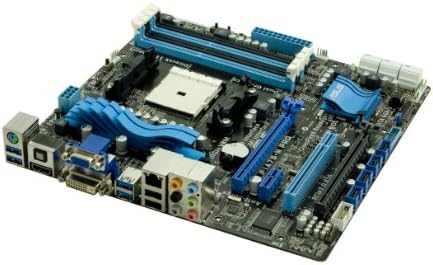ASUS F1A75-M PRO/CSM FM1 Socket A75 SATA 6Gb/s and USB 3.0 mATX AMD A75 FCH Micro ATX DDR3 1800 AMD โFM1 Motherboard