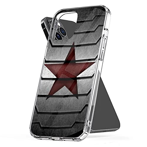 Phone Case Winter Shockproof Soldier Tpu Star Accessories Cover Protect Compatible With Iphone 14 Pro Max 13 12 11 X Xs Xr 8 7 6 6S Mini Plus Galaxy Note S9 S10 S20 S21 Ultra Transparent #TOP22