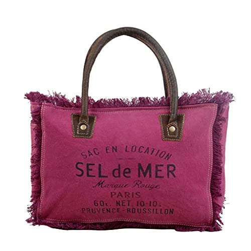 Myra Bag At Ease Small Bag Upcycled Cotton & Leather S-2876