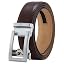 Coffee Belt Silver Buckle Men