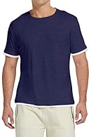 ❤60%Cotton+35%Polyester+5%Spandex fabric provides ultimate durability and comfort. This t shirt is light in weight which help you stay comfortable ❤Summer Plain t shirt, double-needle stitched lay-flat collar, contrast color sleeve&Hem, This basic he...