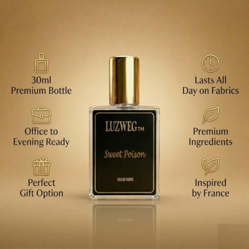 Image of Sweet Poison 30 ml Perfume (Oriental Vanilla & Sweet Floral) | Warm Unisex EDP | Long Lasting Sensual Fragrance | Premium Travel Size Perfume for Men & Women | Everyday Romantic Scent | Gift for Him & Her