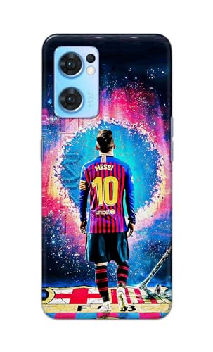 Image of Printed Hard Back Cover for Oppo Reno7 5G | Oppo Reno 7 5G Back Cover (Famous Football Player -J1) -190724(EA)