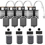 4PCS Hotend Kit for Snapmaker U1 Pre-Installed 0.4MM Hardened Steel Nozzle and 24v 48w Ceramic Heating Block with 2PCS Nozzle Parking Points and Silicone Brush for U1 3D Pirnter Accessories