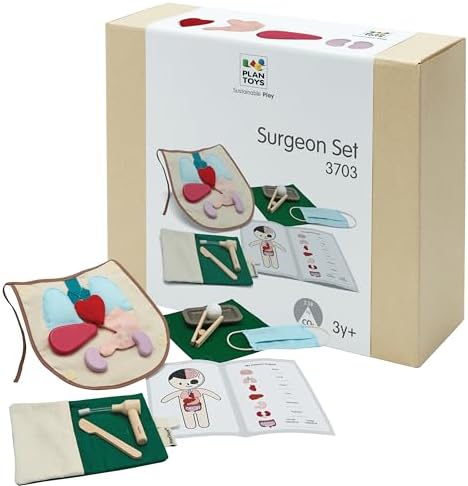 【てんちょーさん用】SURGEON 129, 133, 153, 154 セット Amazon.com: PlanToys Wooden Pretend Play Surgeon Set (3703