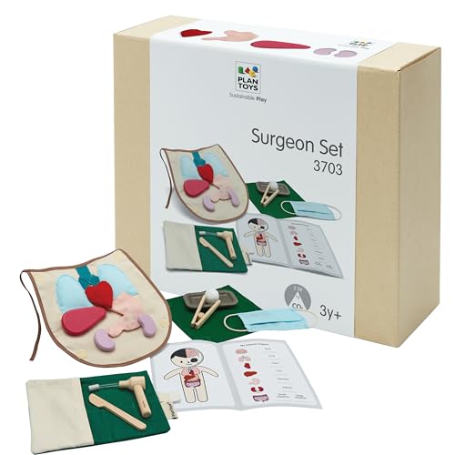 Jouet de Médecin en Bois PlanToys valise de docteur complète pour développer l'empathie