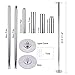 HIRAM Poste de Baile Portátil 45 mm Barra Pole Dance Profesional Capacidad...