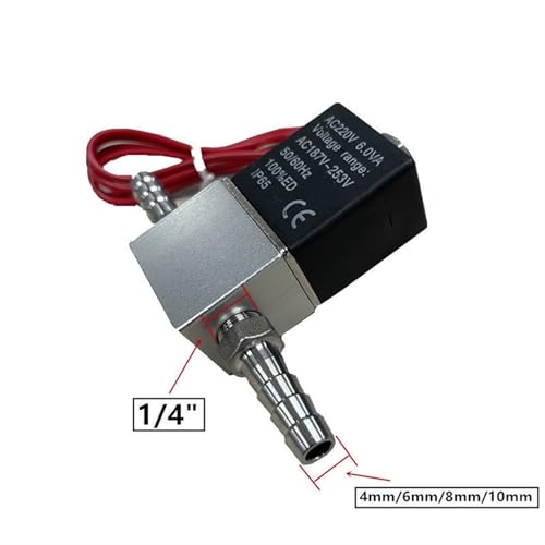 Vanne de compresseur pneumatique en aluminium NF AC 220V - 4