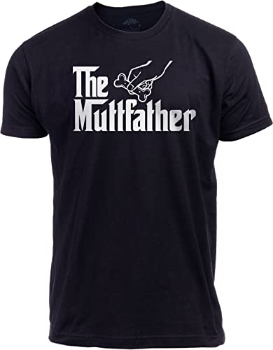 The Muttfather - Mutts Dog Father Breed Dad Owner T-Shirt for Men - (Adult,XL)