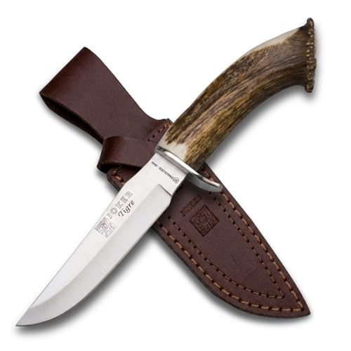 Imagen de Joker Cuchillo de Monte Tigre CN33 con puño Corona Ciervo