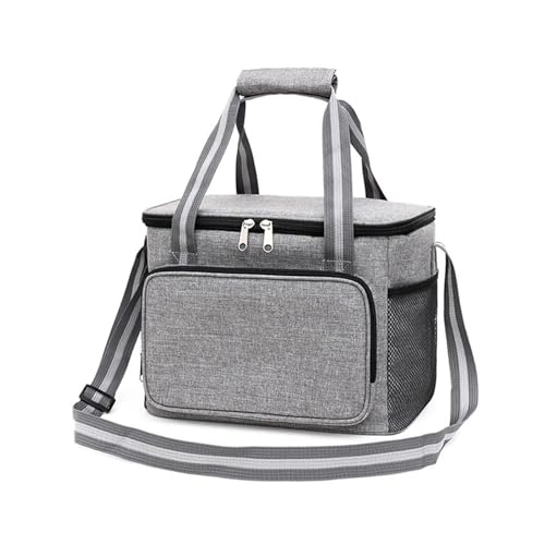 HNULGVI bolsa de mano con aislamiento Bolsa de almuerzo portátil grande 15 l con aislamiento, ideal for llevar al hombro, for picnic aire libre, impermeable y a prueba fugas, gruesa