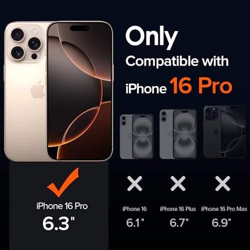 Image of ivoler 3-in-1 Case for iPhone 16 Pro 6.3 inch, Gold