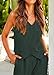 KIRUNDO Two Piece Outfits for Women Summer Sets 2026 Trendy Button Crop Vest Wide Leg Pantsuit Matching Set Spring Fashion Clothes(Dark Green, Large)