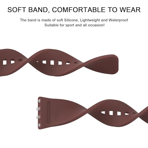 Image of Tobfit Strap Compatible for Samsung Galaxy Fit 3 (Watch Not Included), Flexible Premium Adjustable Watch Band for Galaxy Fit3 2024 SM-R390 Men & Women