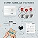 SYNLETT Caregiver Pager Wireless Nurse Call Buttons for Elderly Monitoring SOS Alert System Portable Alarm Call Bell for Nursing Home Care Seniors Patients Emergency