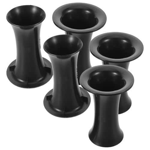 Tubo de ventilación para cajas de sonido Toddmomy, accesorio negro de plástico de 5 piezas