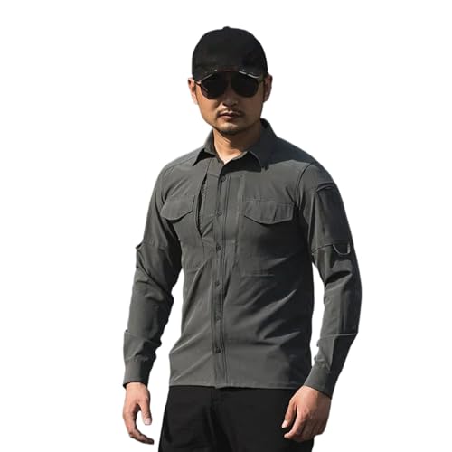 Camisa táctica para hombre uniforme duradero que evita desgarros molestos