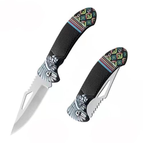 Hangdong Outdoor Messer,Klappmesser Jagdmesser Taschenmesser Werkzeuge für Camping...