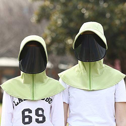ARTIBETTER Chapéu de Sol Com Aba E Protetor Facial Ajustável Polaina para O Rosto Lenço Lenço Bandan