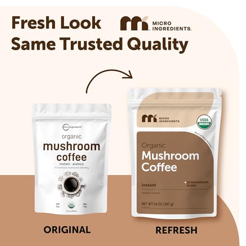 Micro Ingredients Organic 10-Mushroom Coffee